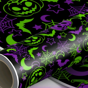 PRD00676 - HALLOWEEN Abóbora Neon Verde e Roxo